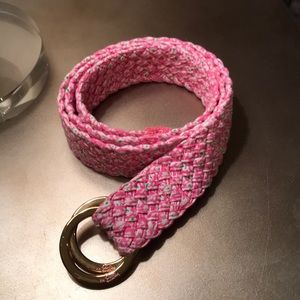 Lily Pulitzer pink belt